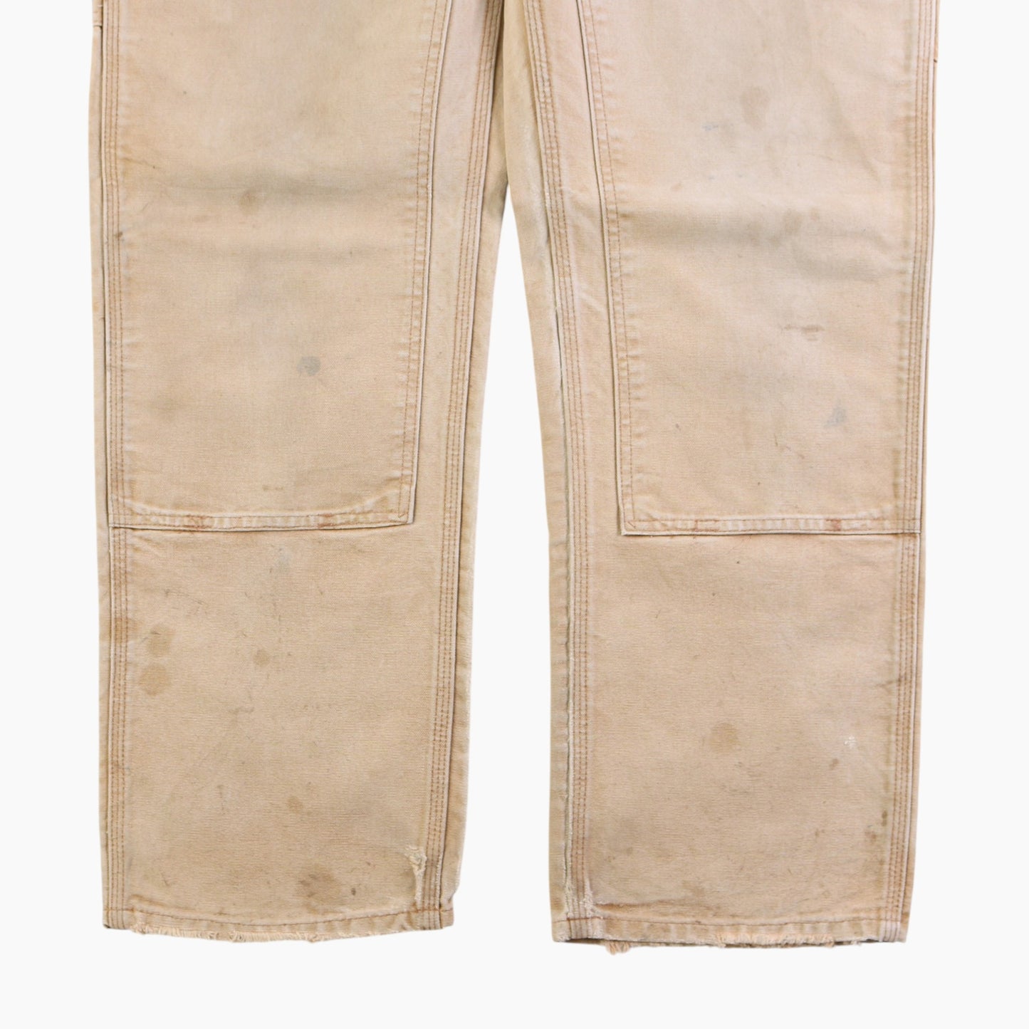 Vintage Double Knee Carpenter Pants - Beige - 34/32