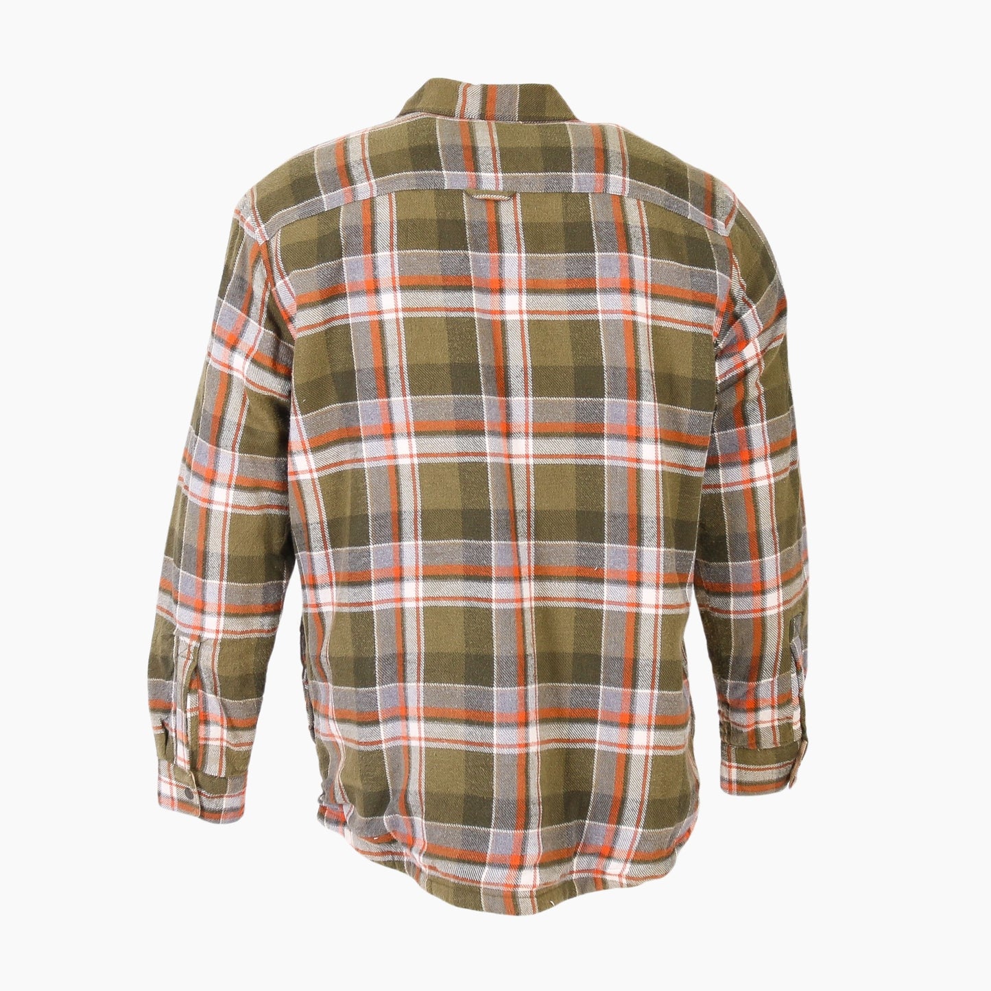 Vintage Flannel Overshirt - Green Check