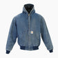 Active Hooded Jacket - Washed Blue