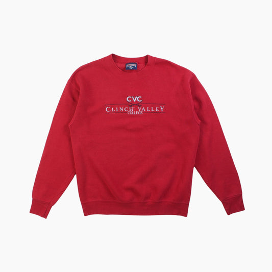 Vintage 'Cinch Valley College' Sweatshirt - American Madness