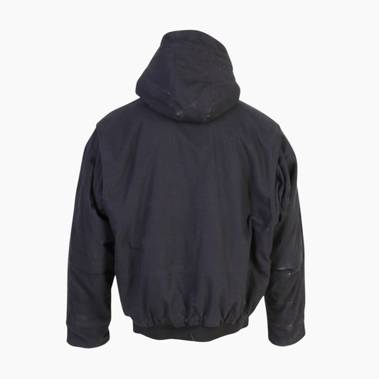 Vintage Lined Workwear Jacket - Black - American Madness