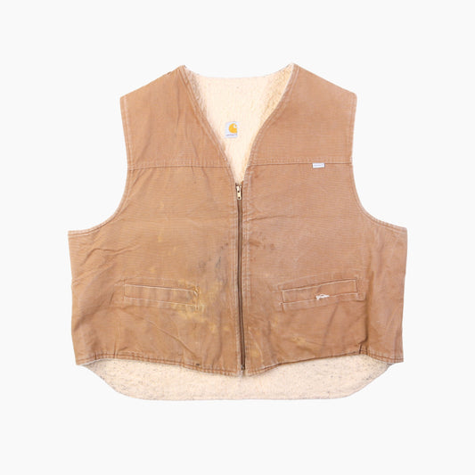 Lined Vest - Washed Hamilton Brown - American Madness
