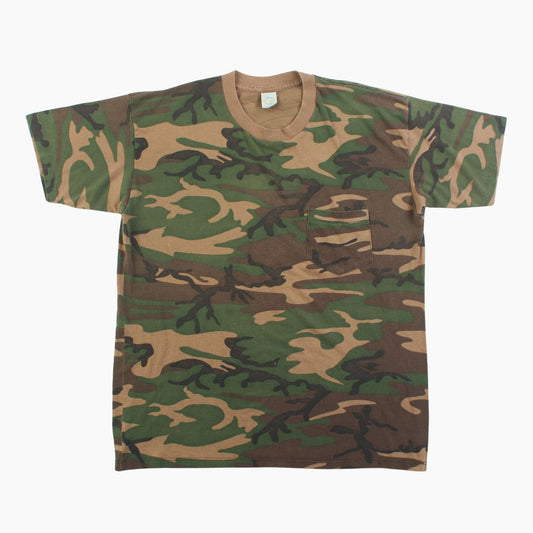 Vintage 'Woodland Camo' All Over Print T-Shirt