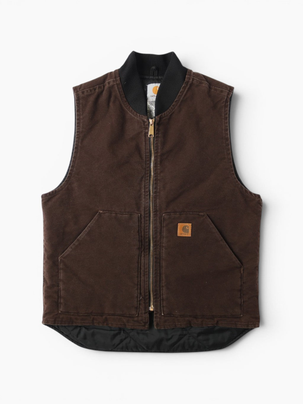 Lined Vest - Brown
