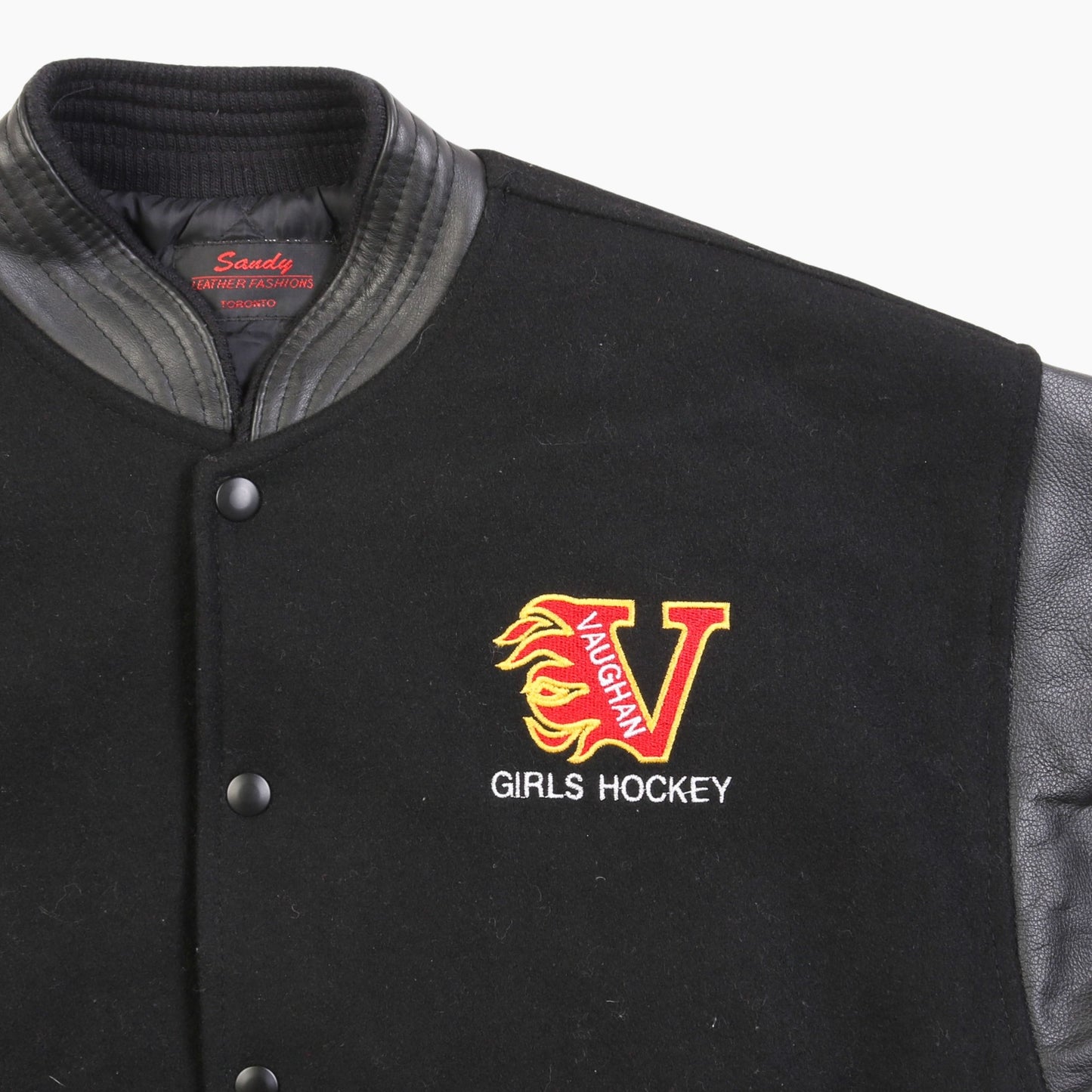 Vintage 'Vaughan Hockey' Varsity Bomber Jacket - American Madness