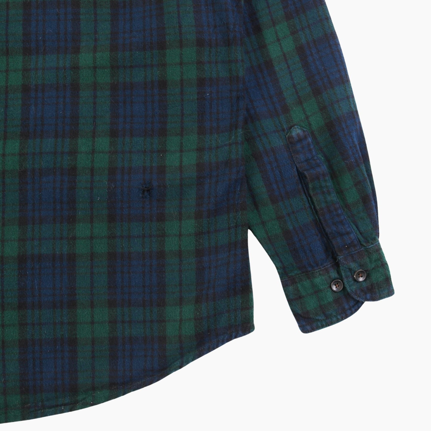 Vintage Shirt - Green Flannel