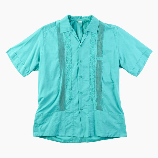Vintage Cuban Guayabera Shirt - American Madness