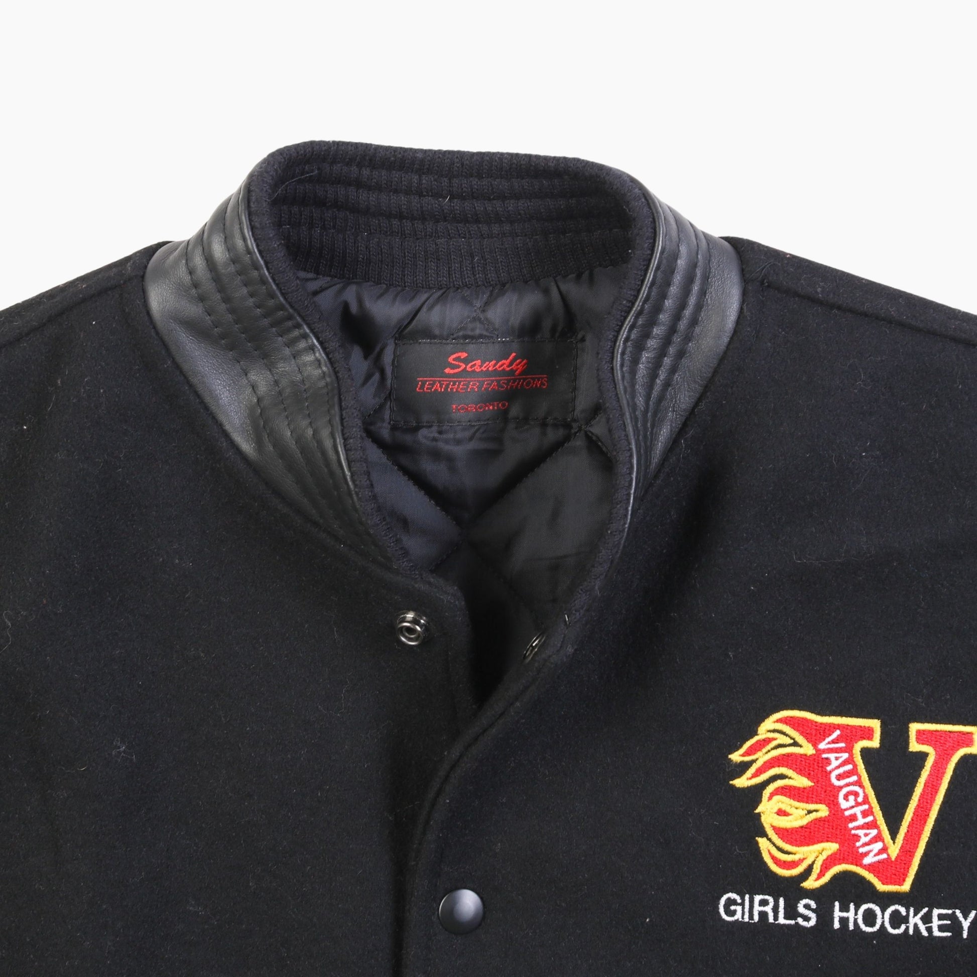 Vintage 'Vaughan Hockey' Varsity Bomber Jacket - American Madness