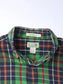 Vintage Flannel Shirt - Green Check