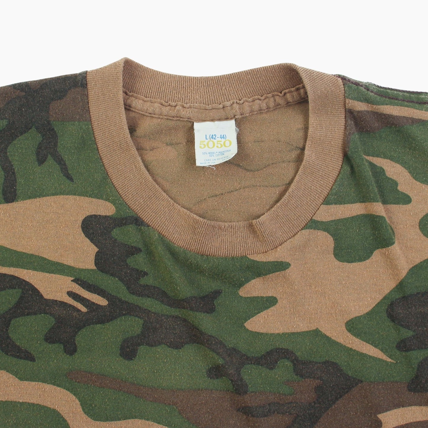 Vintage 'Woodland Camo' All Over Print T-Shirt