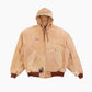 Active Hooded Jacket - Washed Hamilton Brown