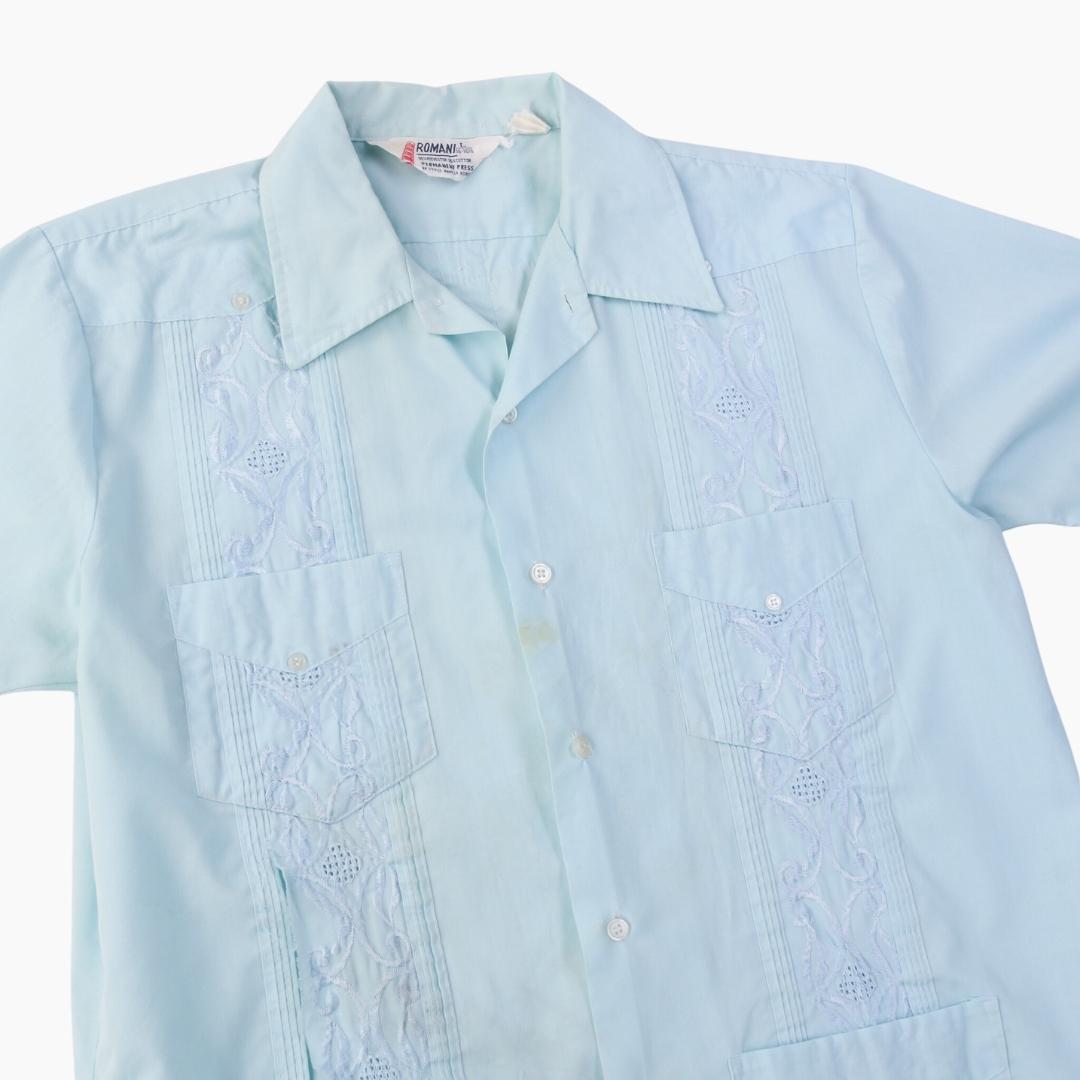 Vintage Cuban Guayabera Shirt - American Madness