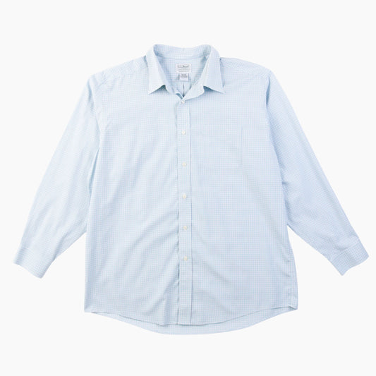 Chemise Vintage - Carreaux Bleus Et Blancs