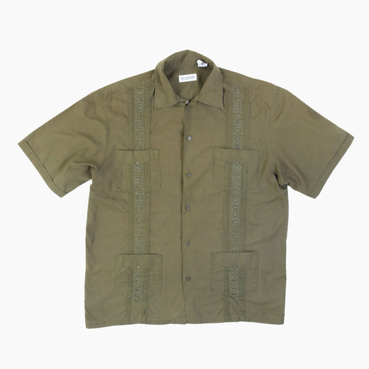 Vintage kubanisches Guayabera-Hemd