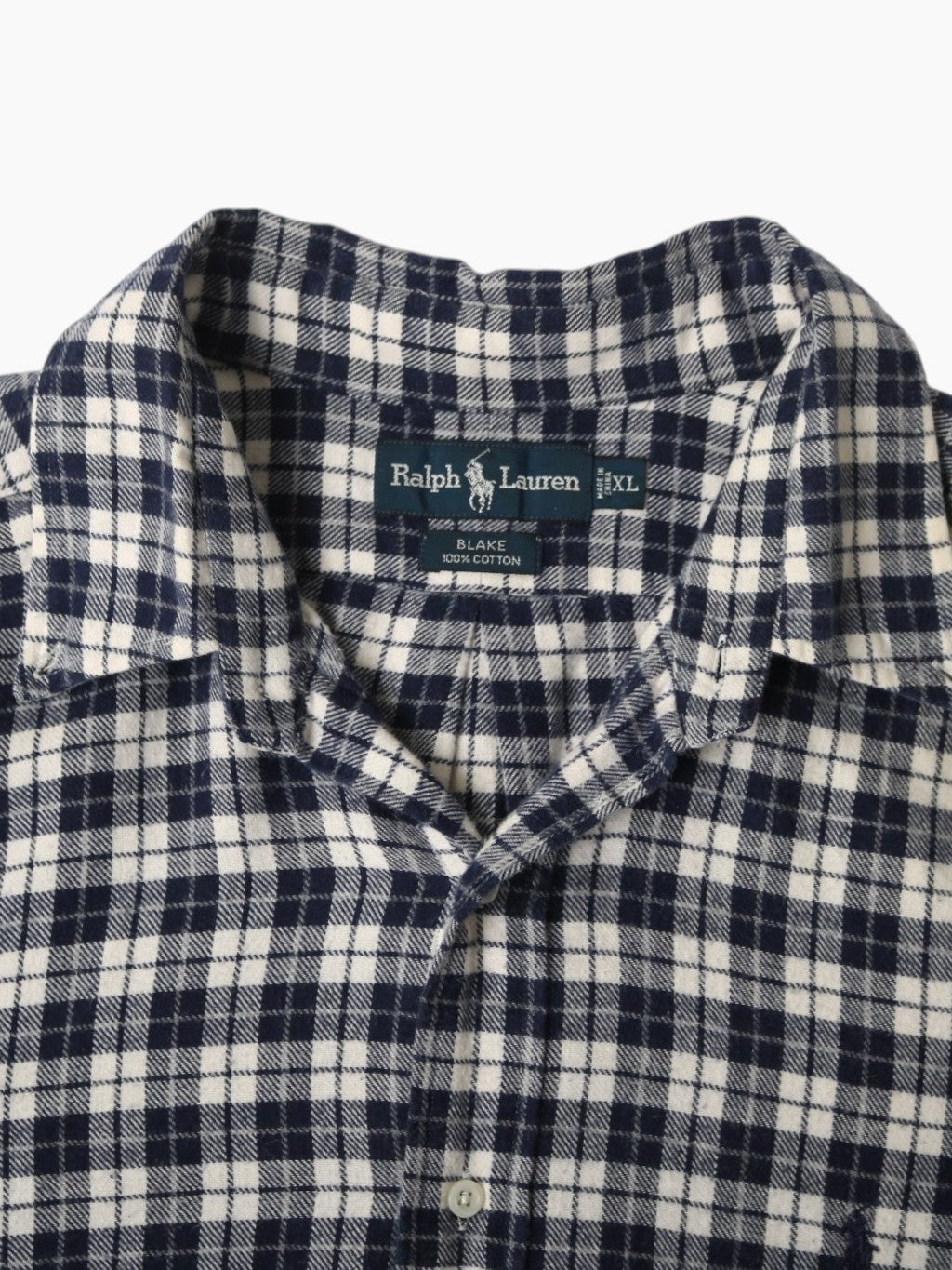 Vintage Shirt - Navy Check