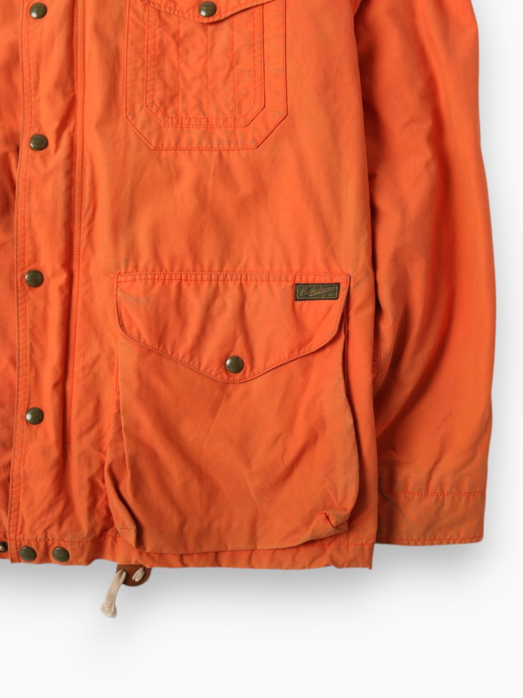 Vintage Oiled Mountain Parka - Orange