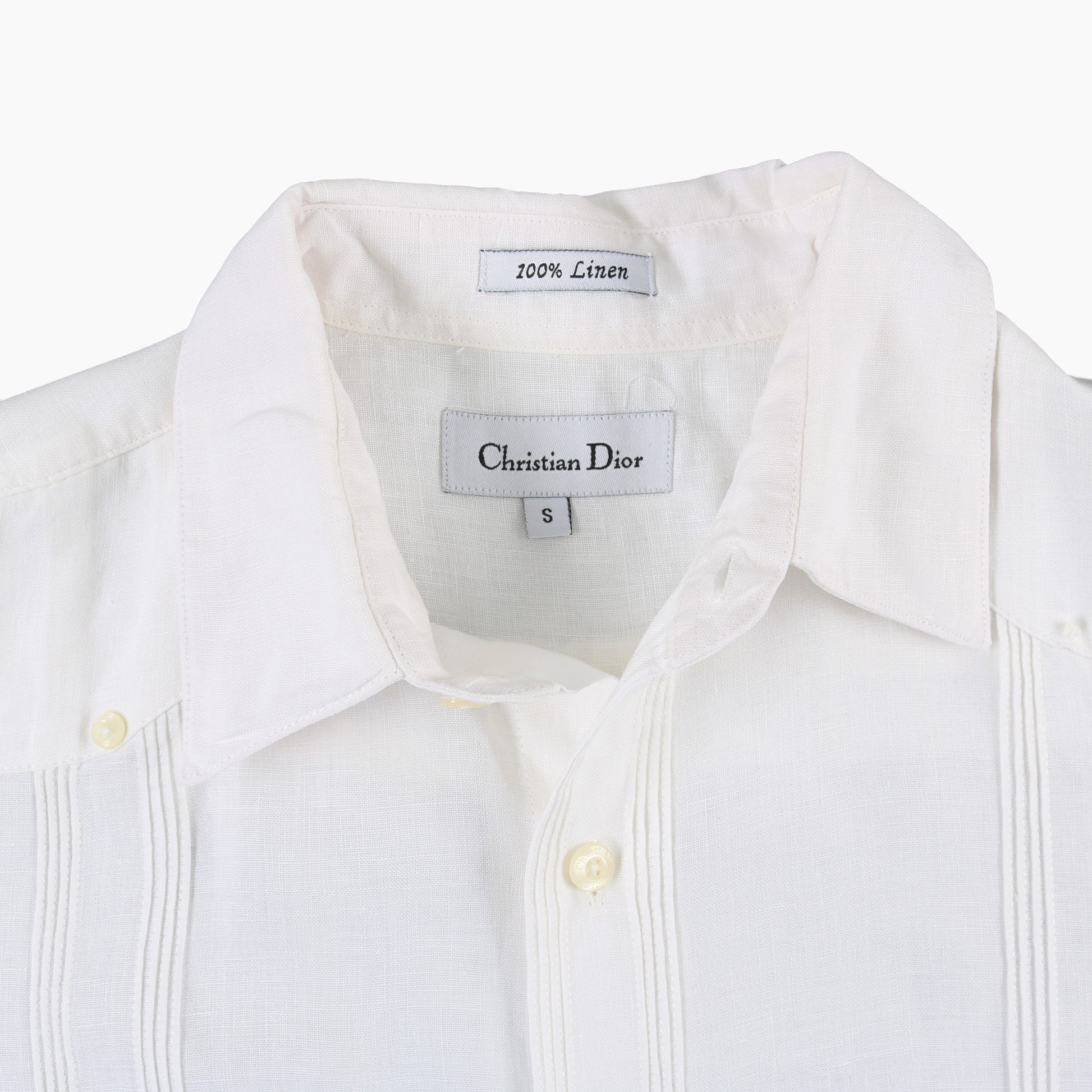 Vintage 'Christian Dior' Cuban Guayabera Shirt