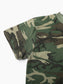 Single Stitch Woodland Camouflage Pocket T-Shirt