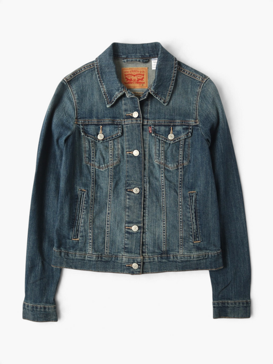 Vintage Denim Trucker Jacket