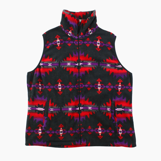 Zip Fleece Vest - American Madness