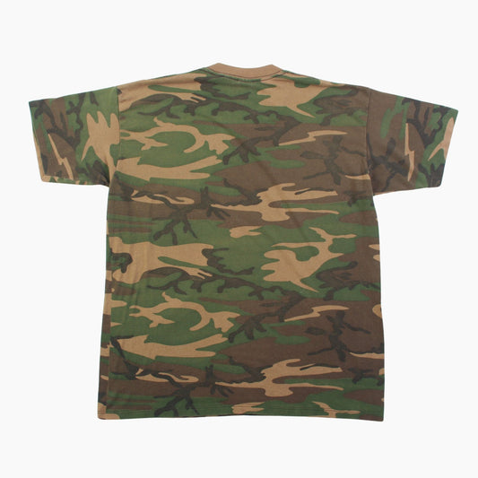 Vintage 'Woodland Camo' All Over Print T-Shirt