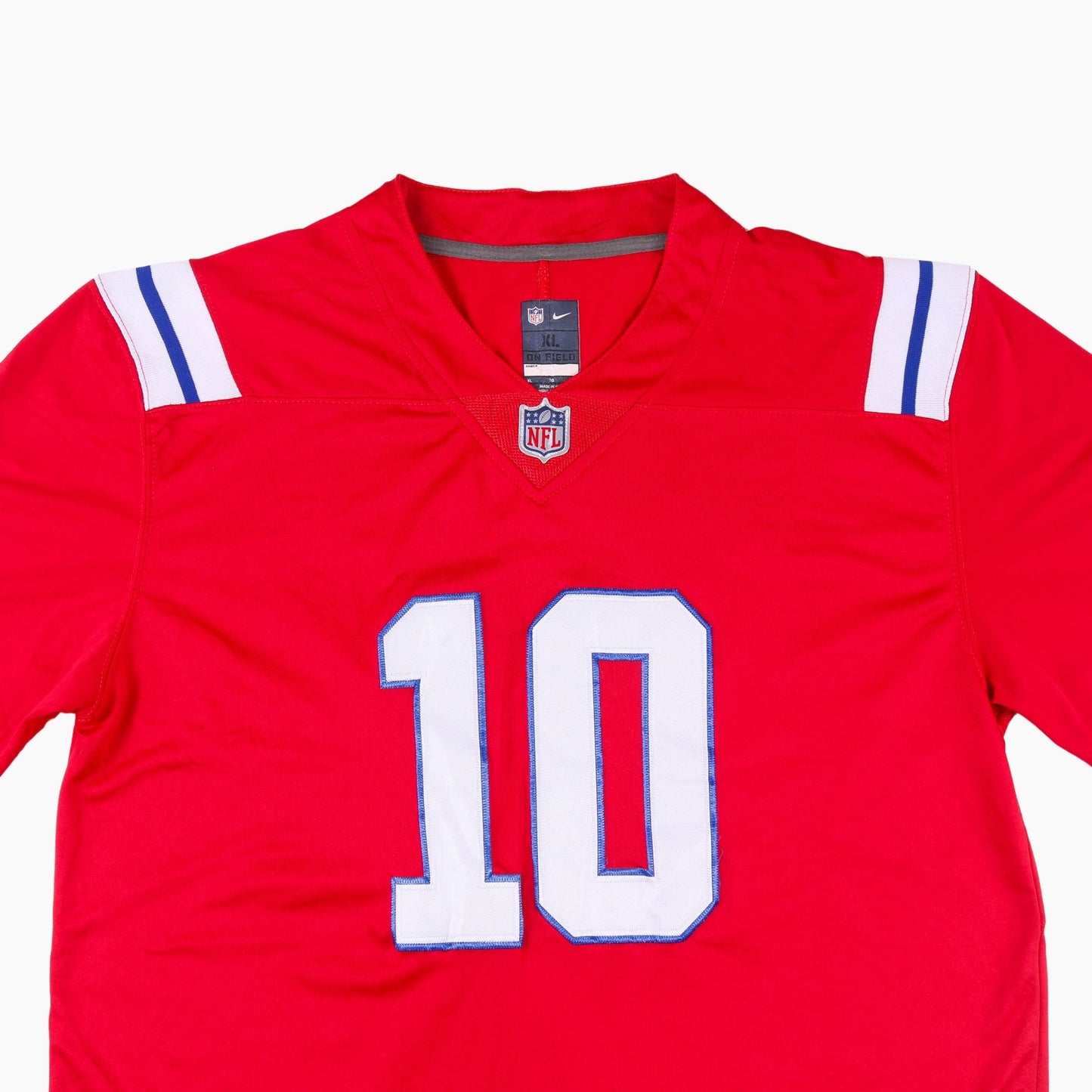 Patriots jersey on field deals