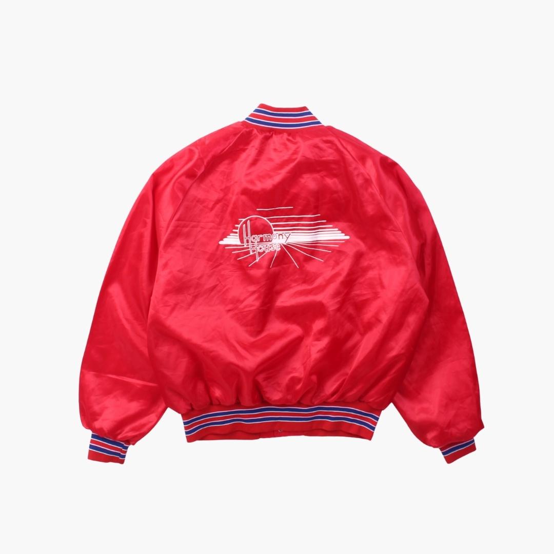 Vintage 'Harmony House' Satin Bomber Jacket - American Madness