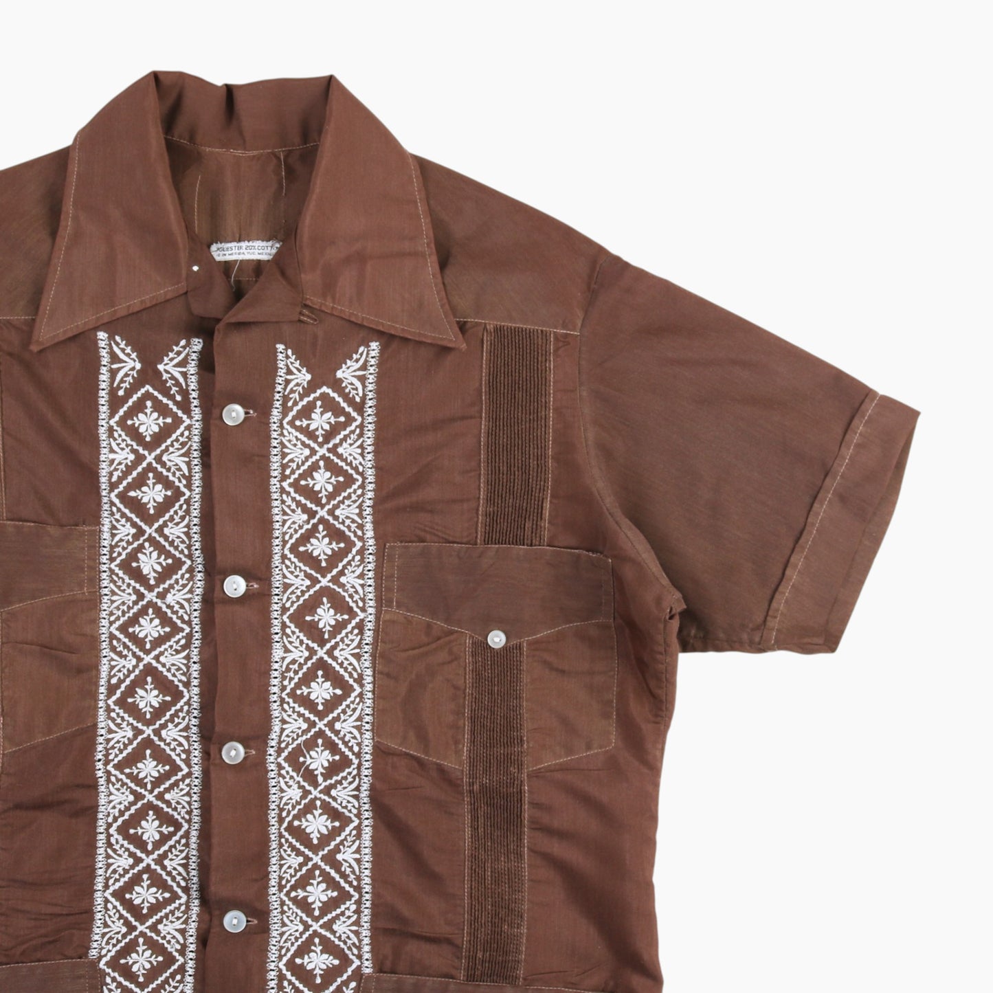 Vintage Cuban Guayabera Shirt