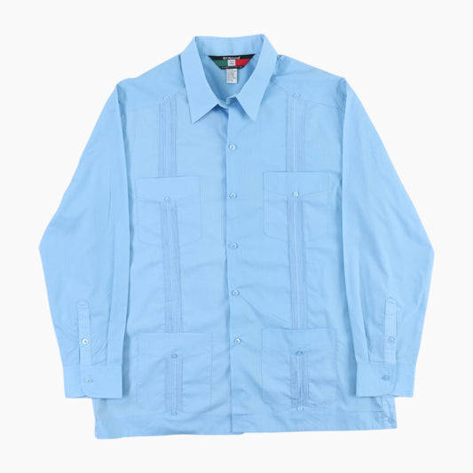 Vintage Cuban Guayabera Shirt