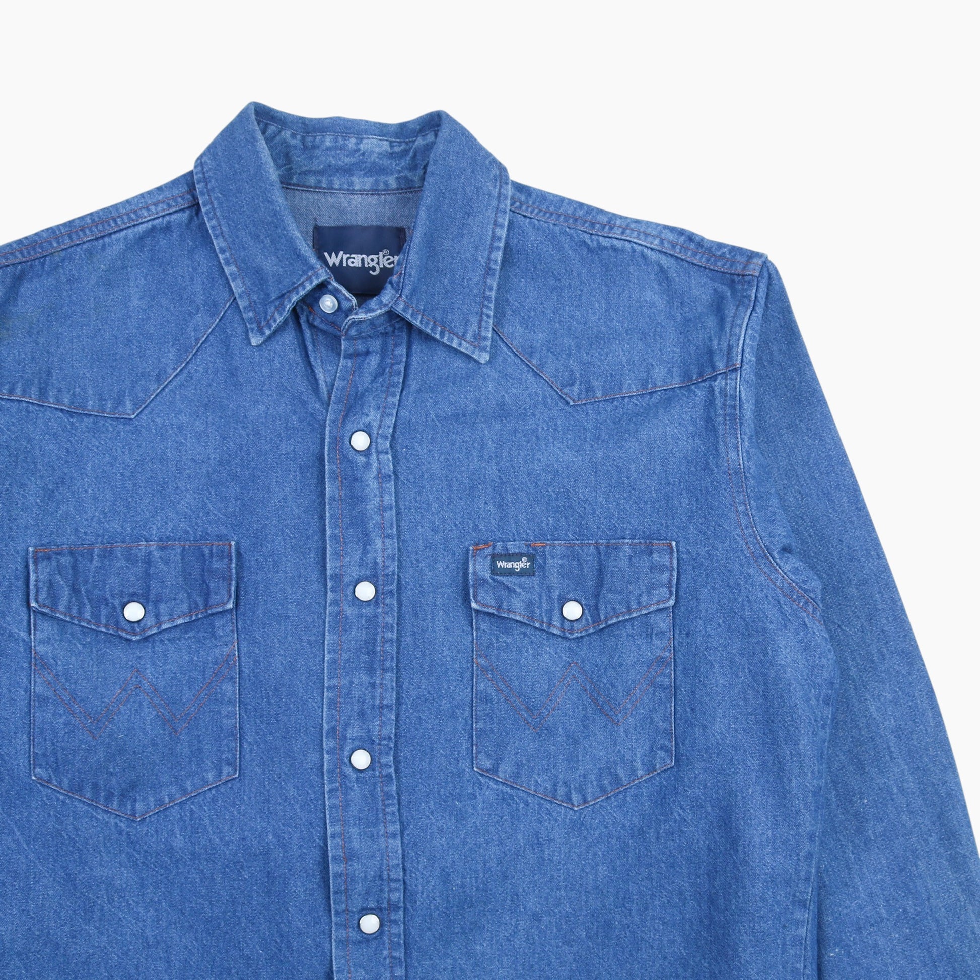 Western Denim Shirt - Blue