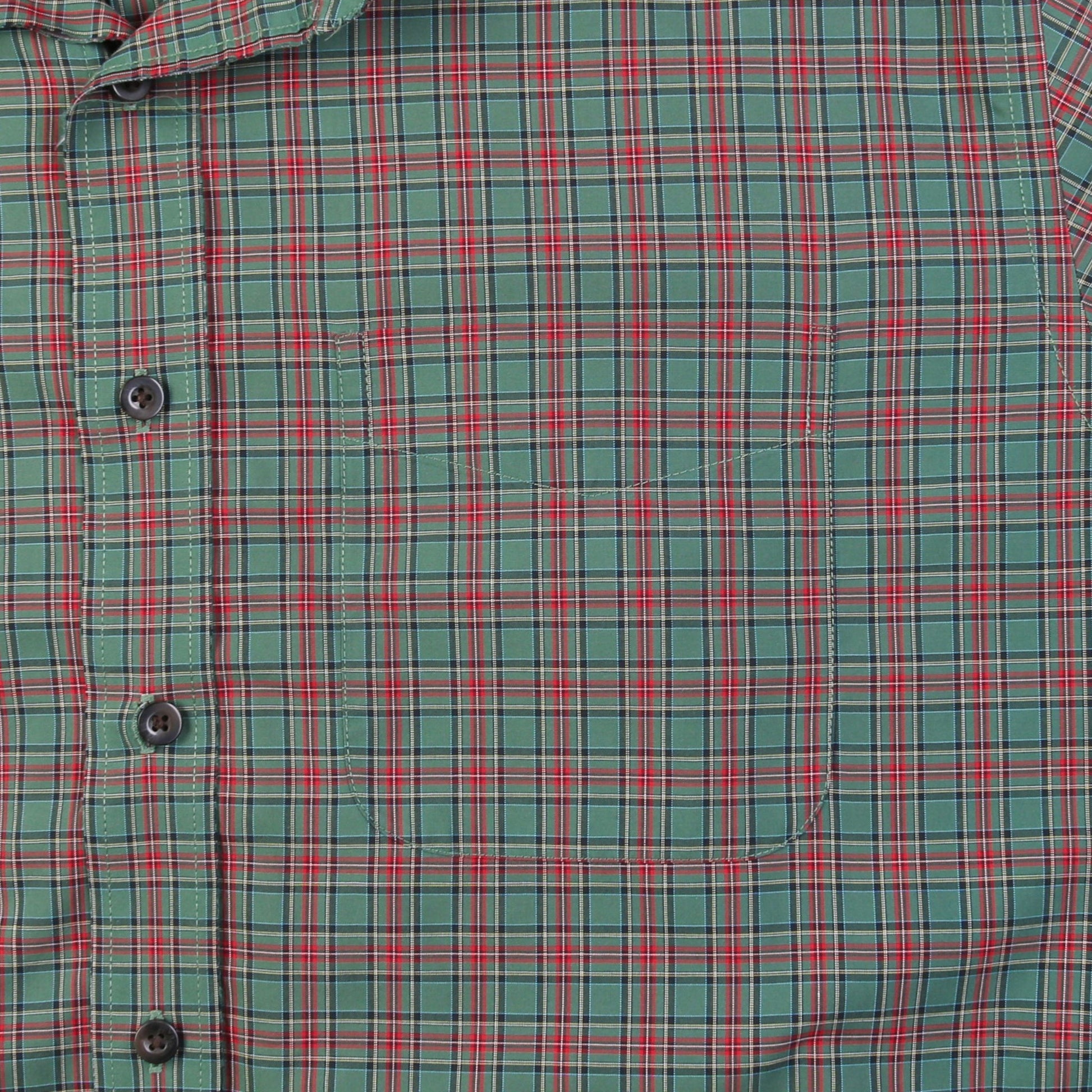 Vintage Shirt - Green And Red Check - American Madness