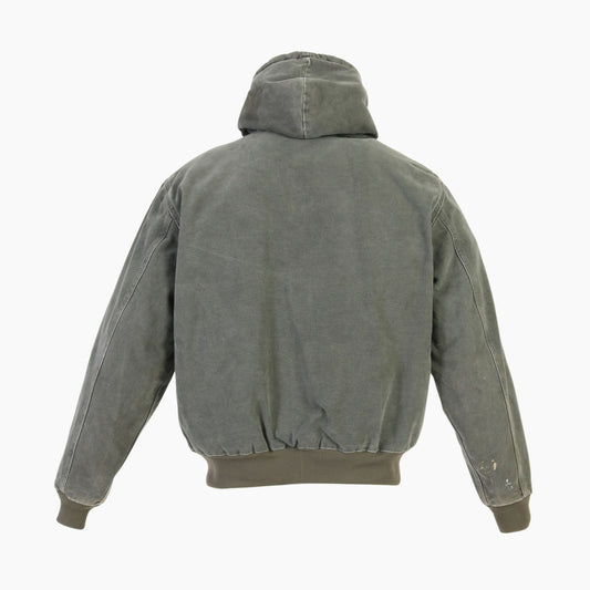 Active Hooded Jacket - Washed Green