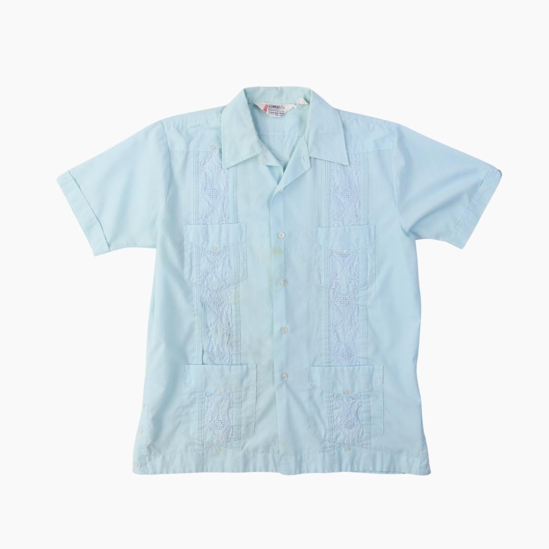 Vintage Cuban Guayabera Shirt - American Madness