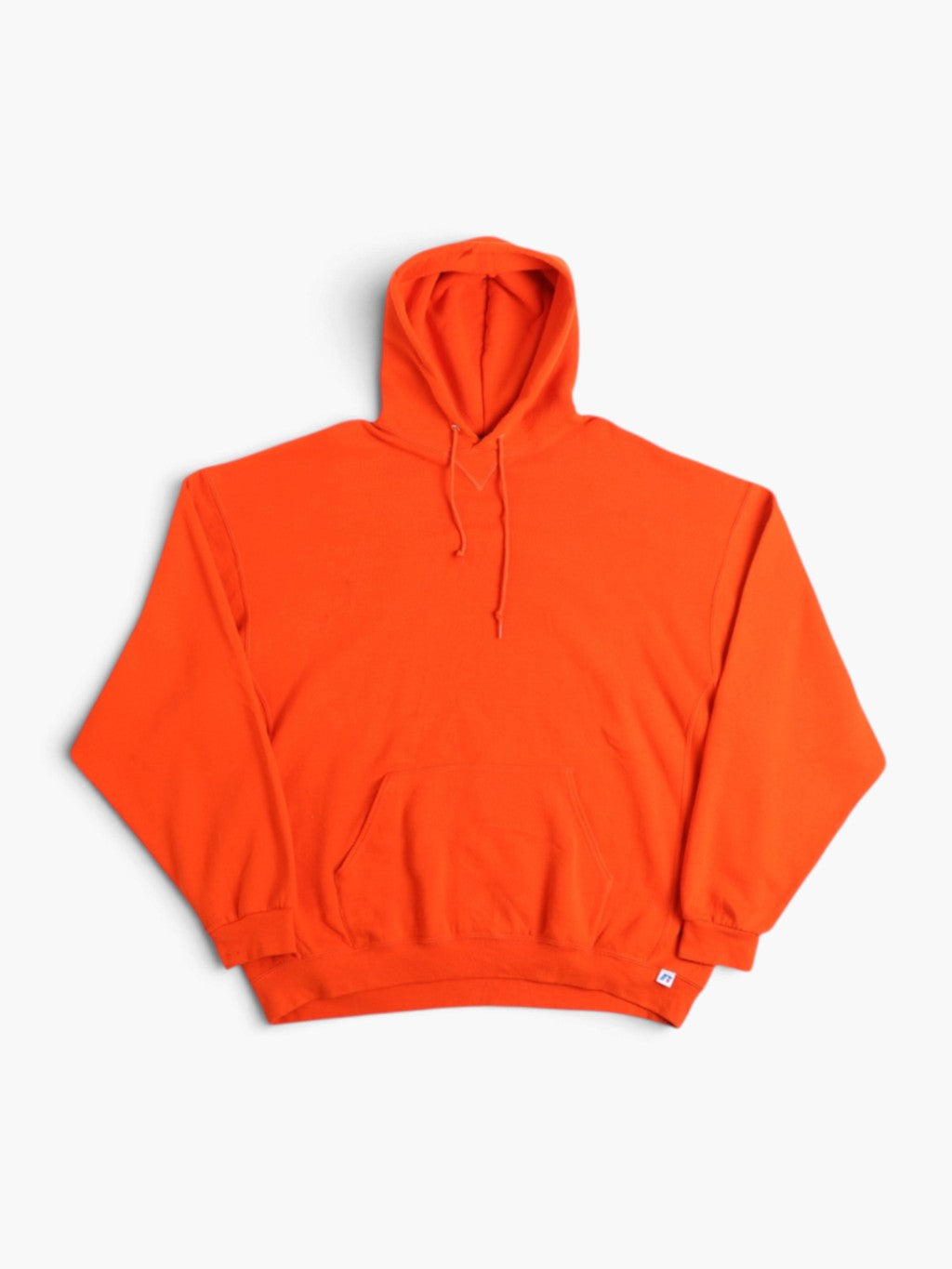 Vintage Hooded Sweatshirt - Orange