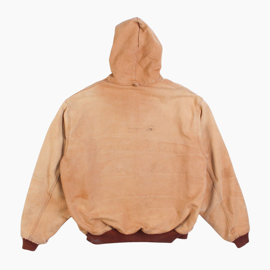 Active Hooded Jacket - Washed Hamilton Brown