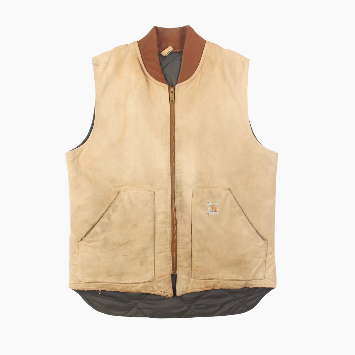 Lined Vest - Washed Sand