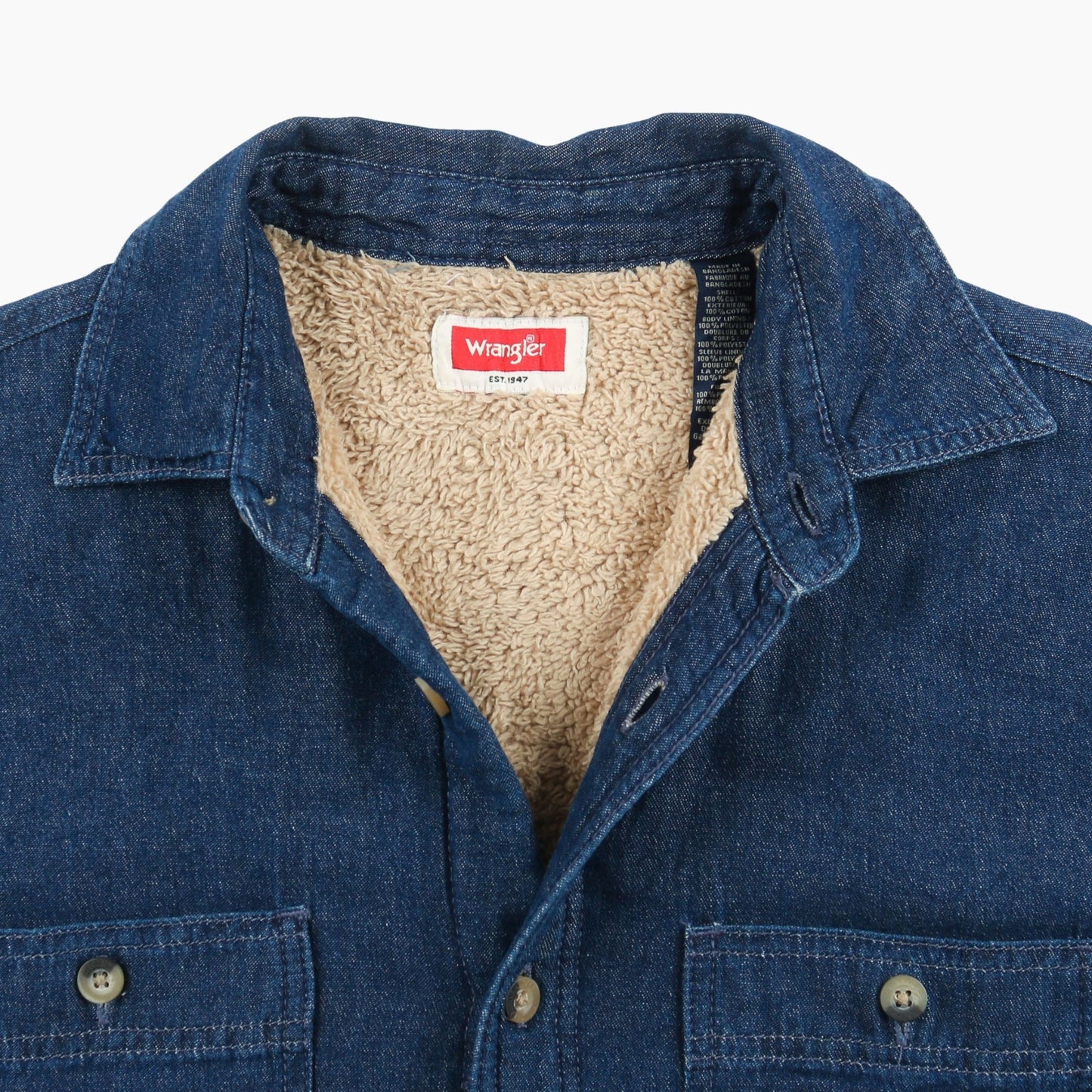 Vintage Flannel Overshirt - Denim