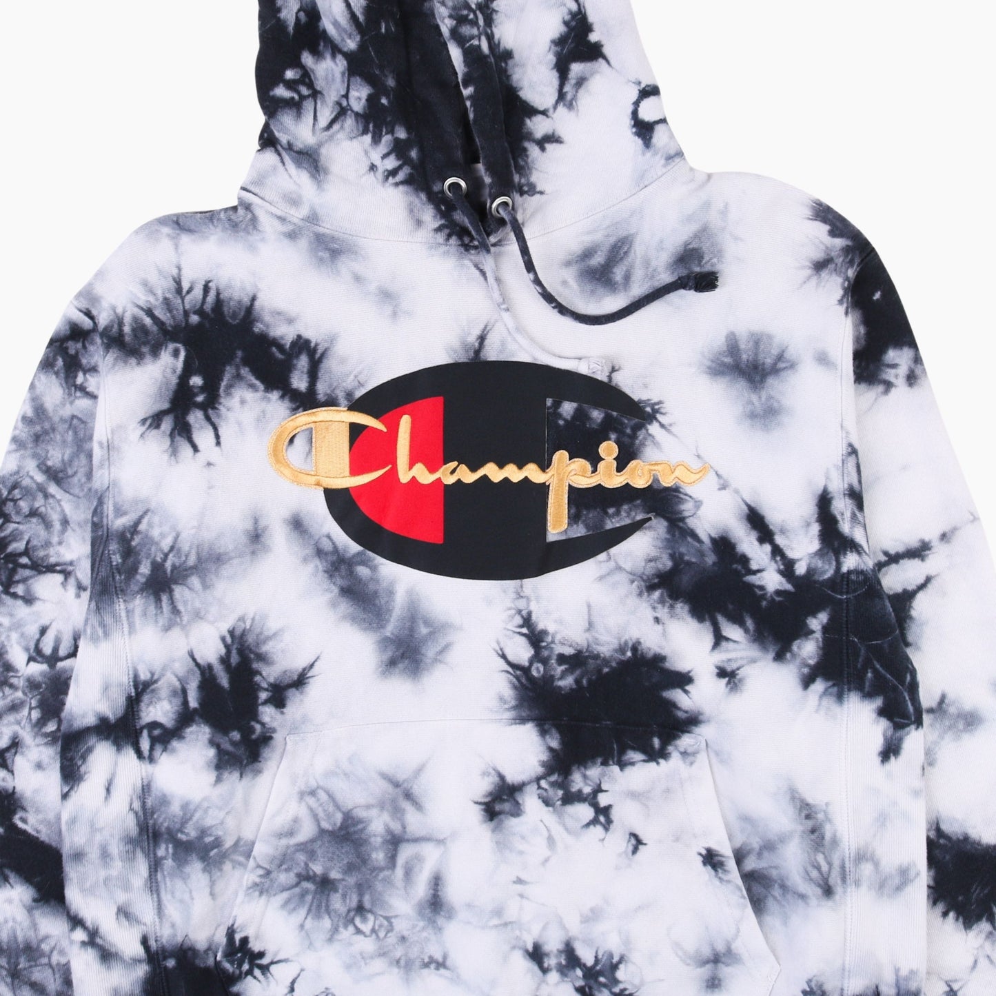 Embroidered Hooded Sweatshirt - Tie-Dye