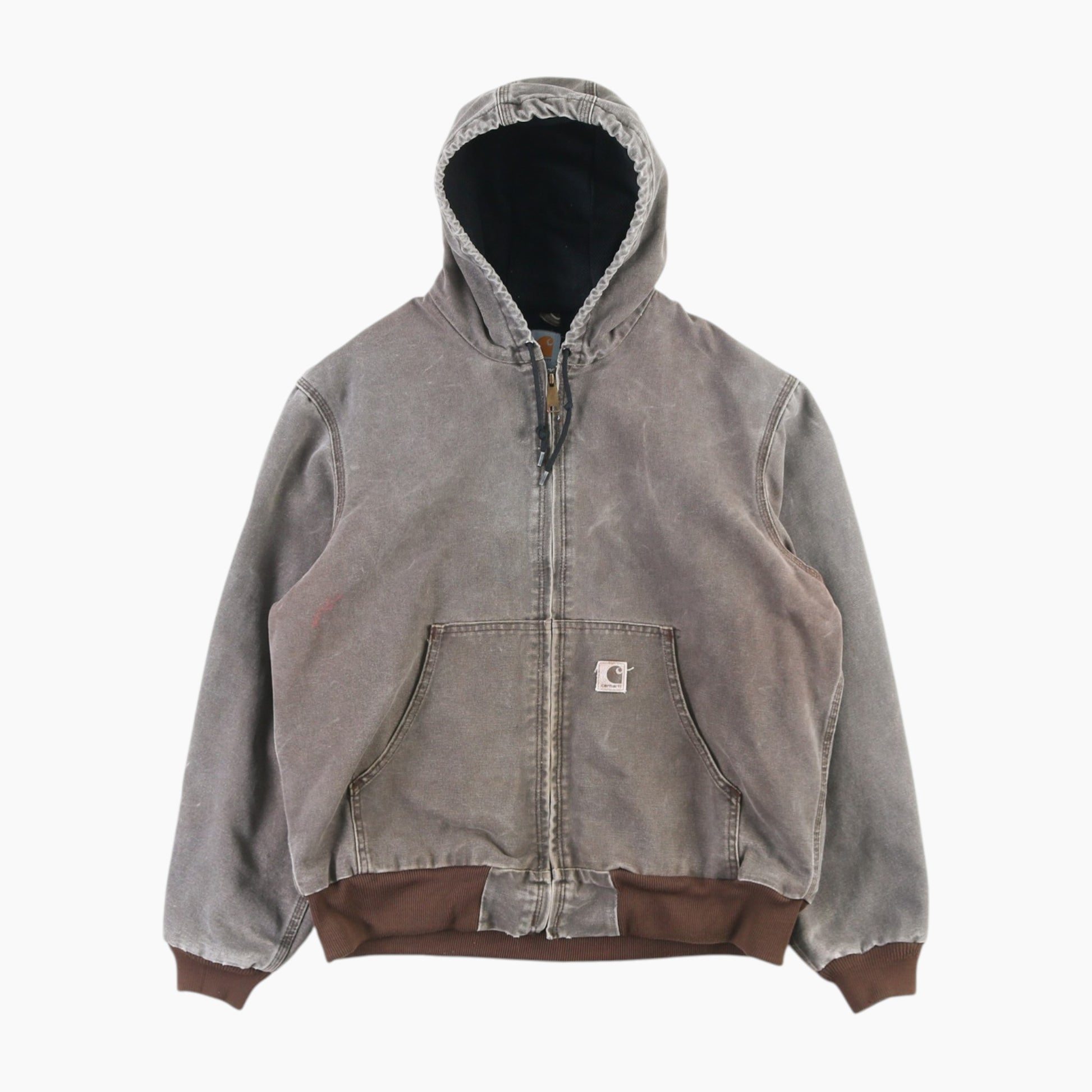 Hooded Active Jacket - Brown