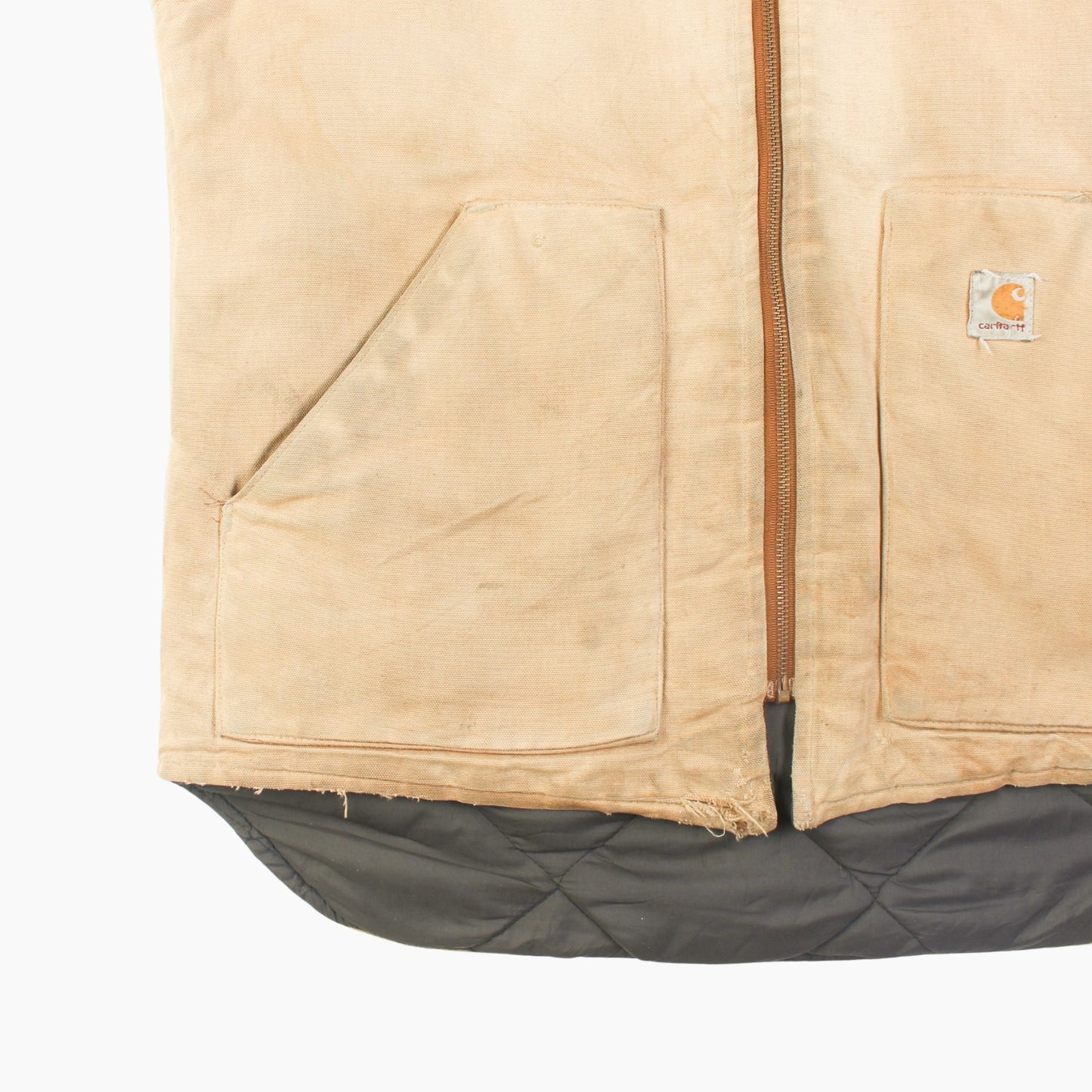 Lined Vest - Washed Sand