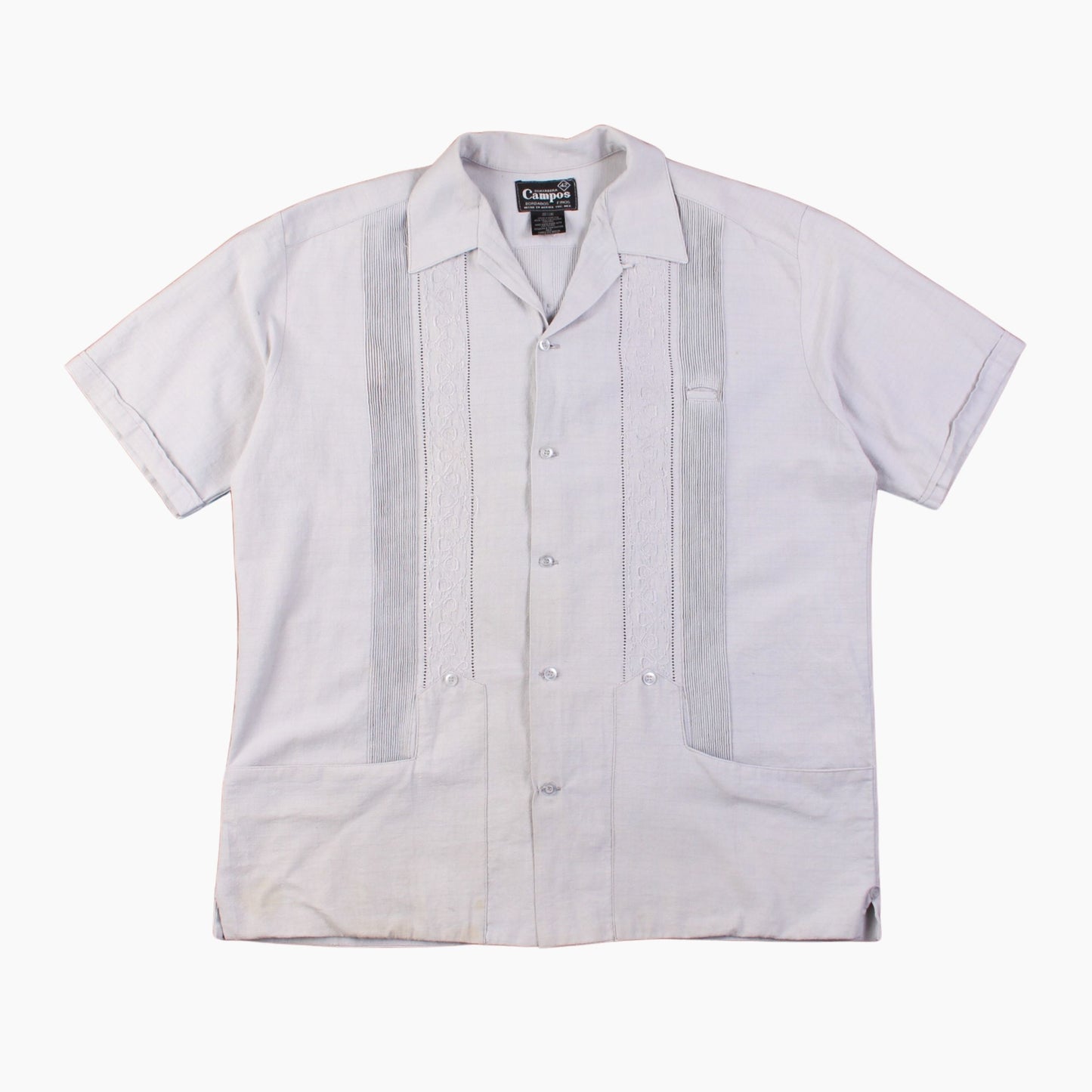 Vintage Cuban Guayabera Shirt