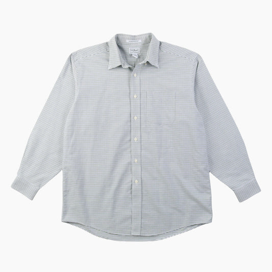 Vintage Shirt - Navy And Green Check