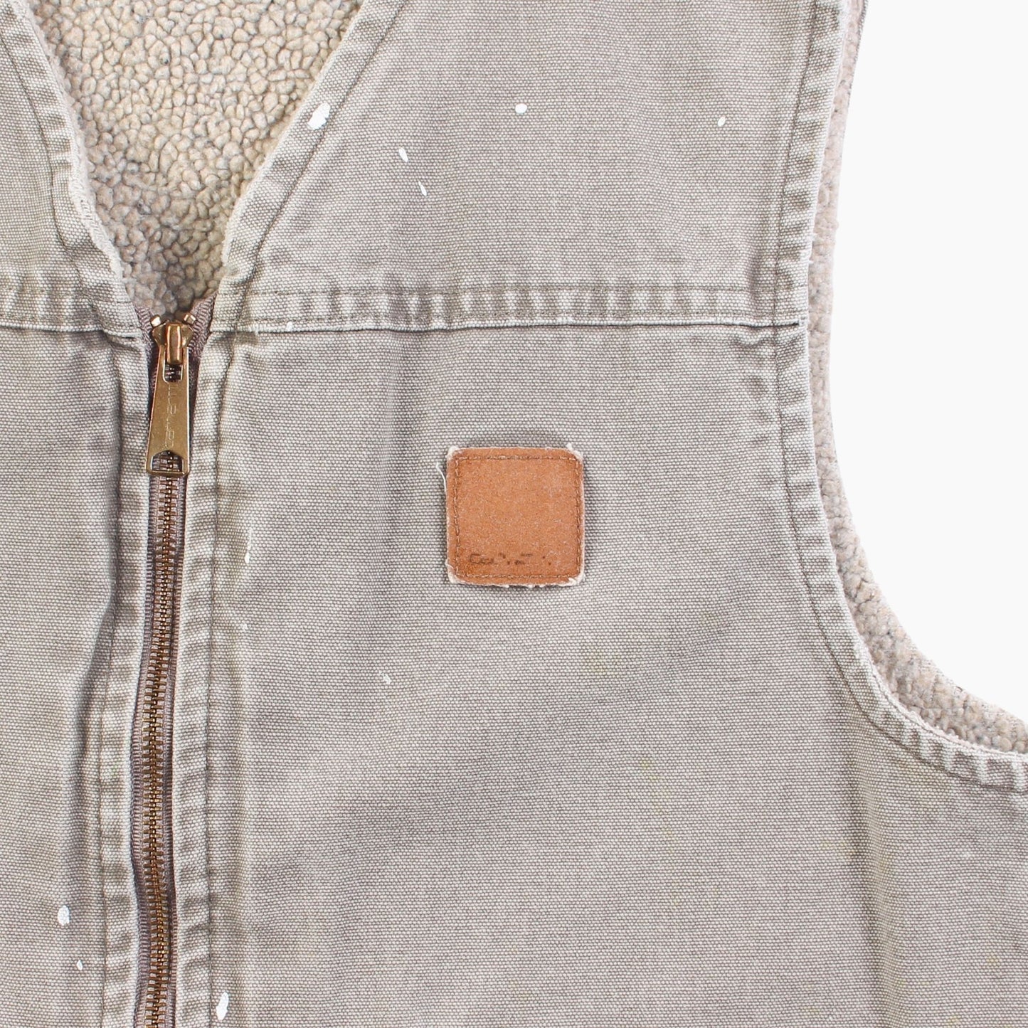 Lined Vest - Washed Stone