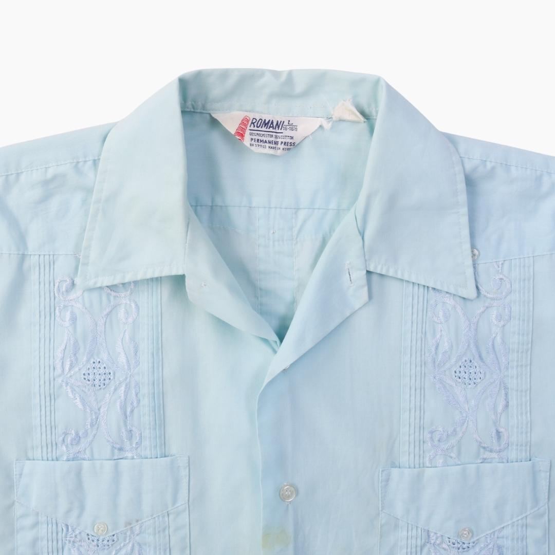 Vintage Cuban Guayabera Shirt - American Madness