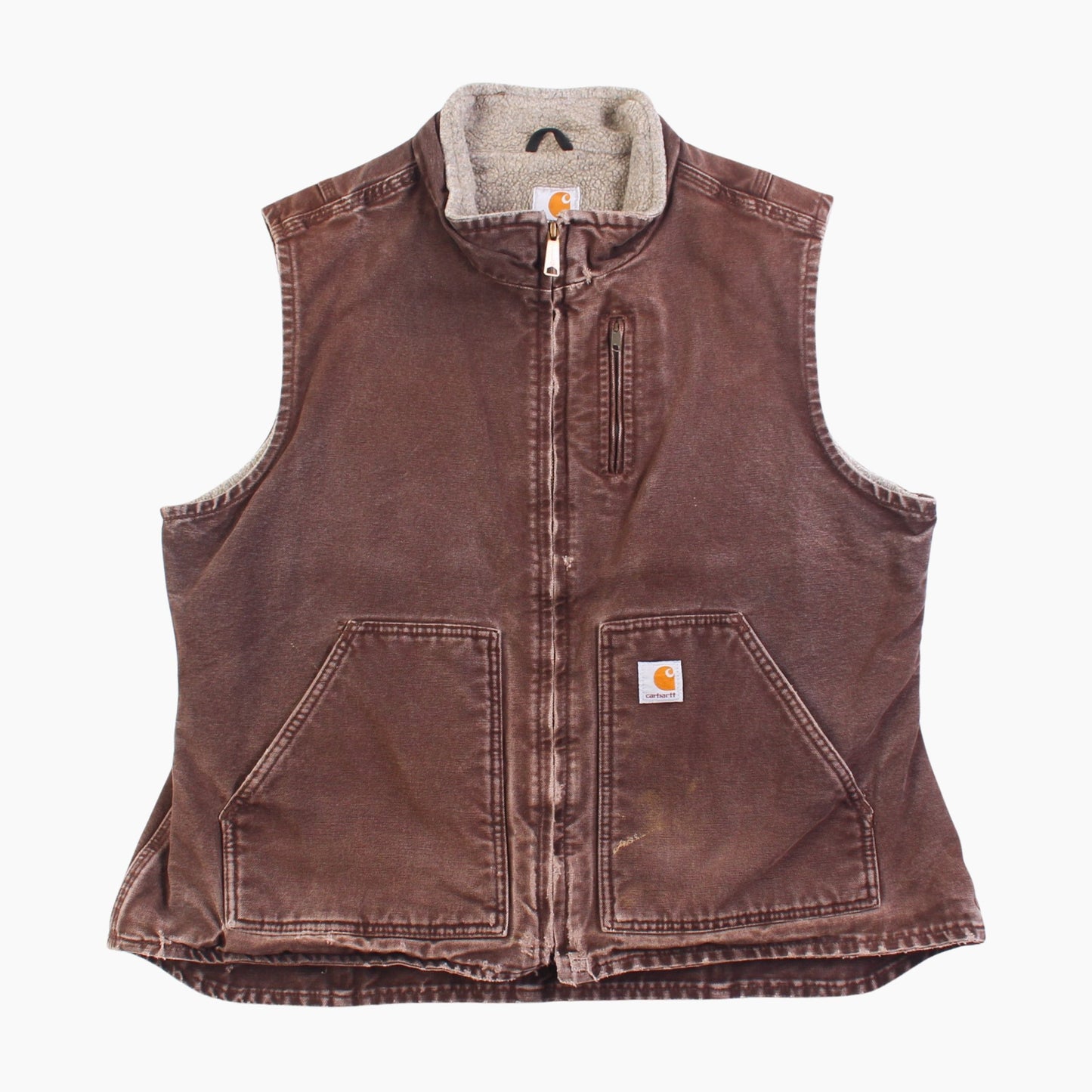 Lined Vest - Brown