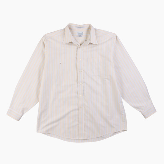 Vintage Shirt - Yellow And Blue Stripe - American Madness