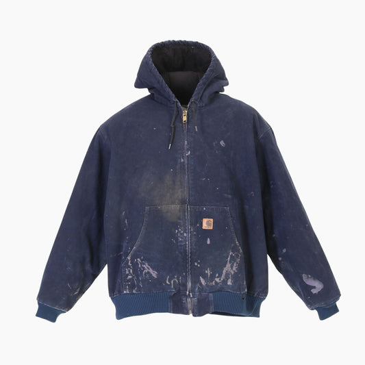 Active Hooded Jacket - Washed Navy - American Madness