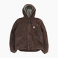Hooded Active Jacket - Brown