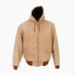 Active Hooded Jacket - Washed Hamilton Brown