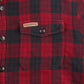 Vintage Flannel Overshirt - Red Check